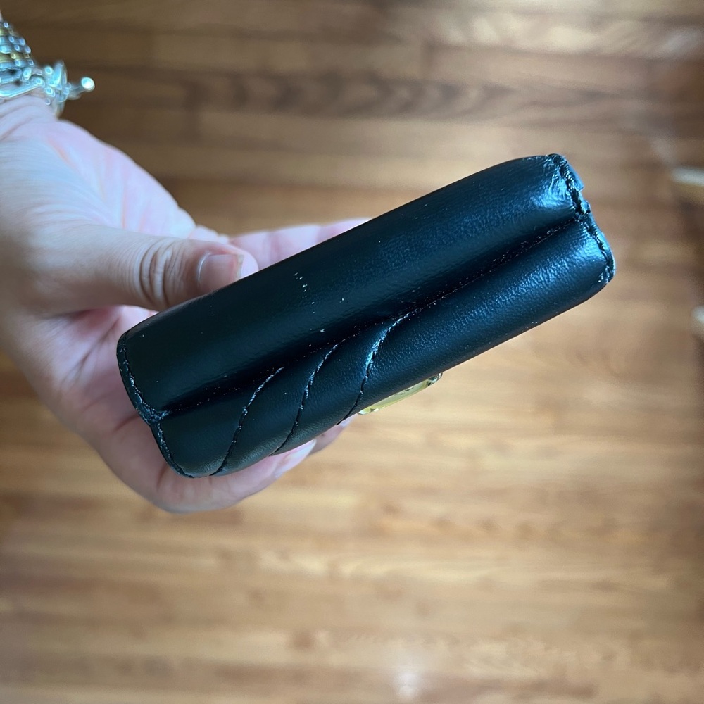 Marc Jacobs Black Quilted Leather Wallet - Picture 4 of 8